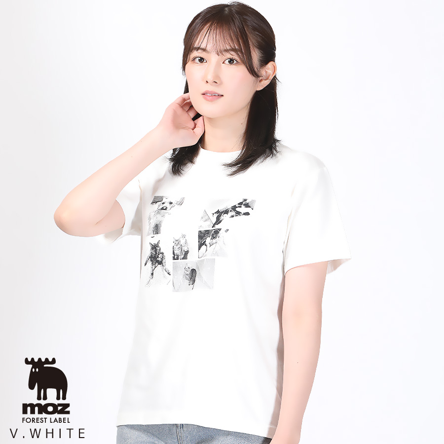 高月彩良×moz FOREST LABEL コラボ半袖Tシャツ