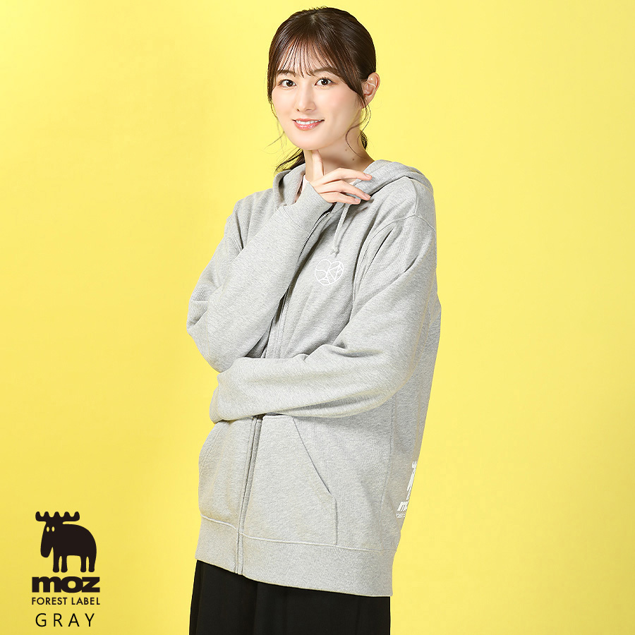 高月彩良 × moz FOREST LABEL コラボZIPパーカー
