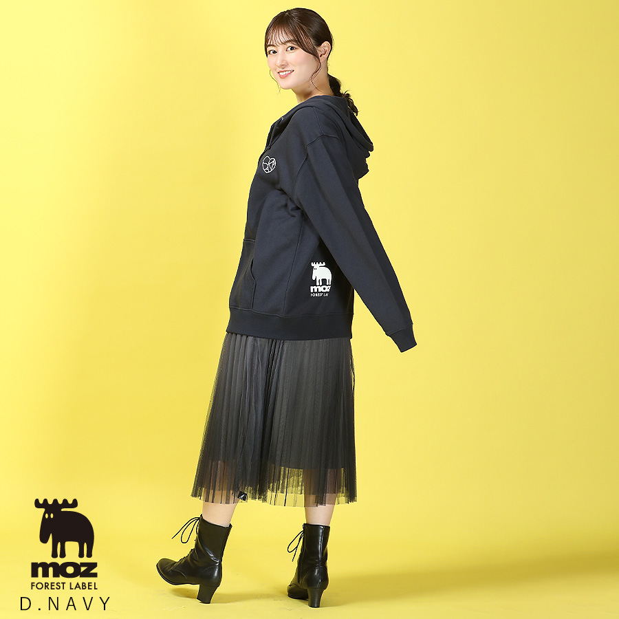 高月彩良 × moz FOREST LABEL コラボZIPパーカー