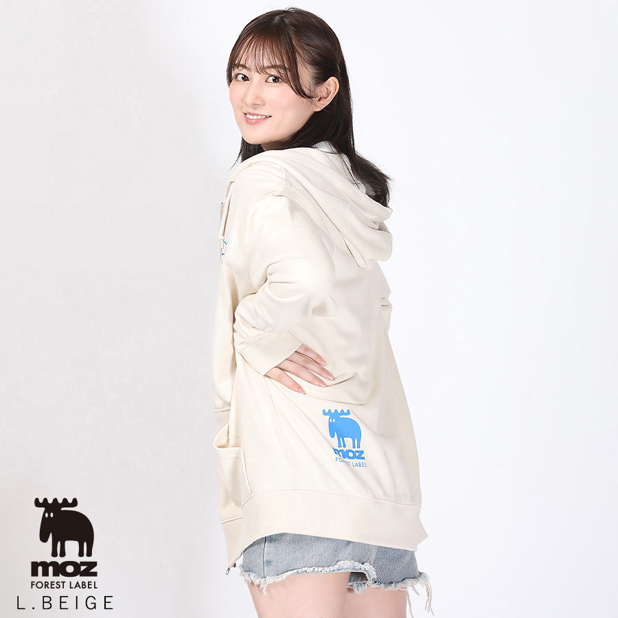 高月彩良 × moz FOREST LABEL コラボZIPパーカー