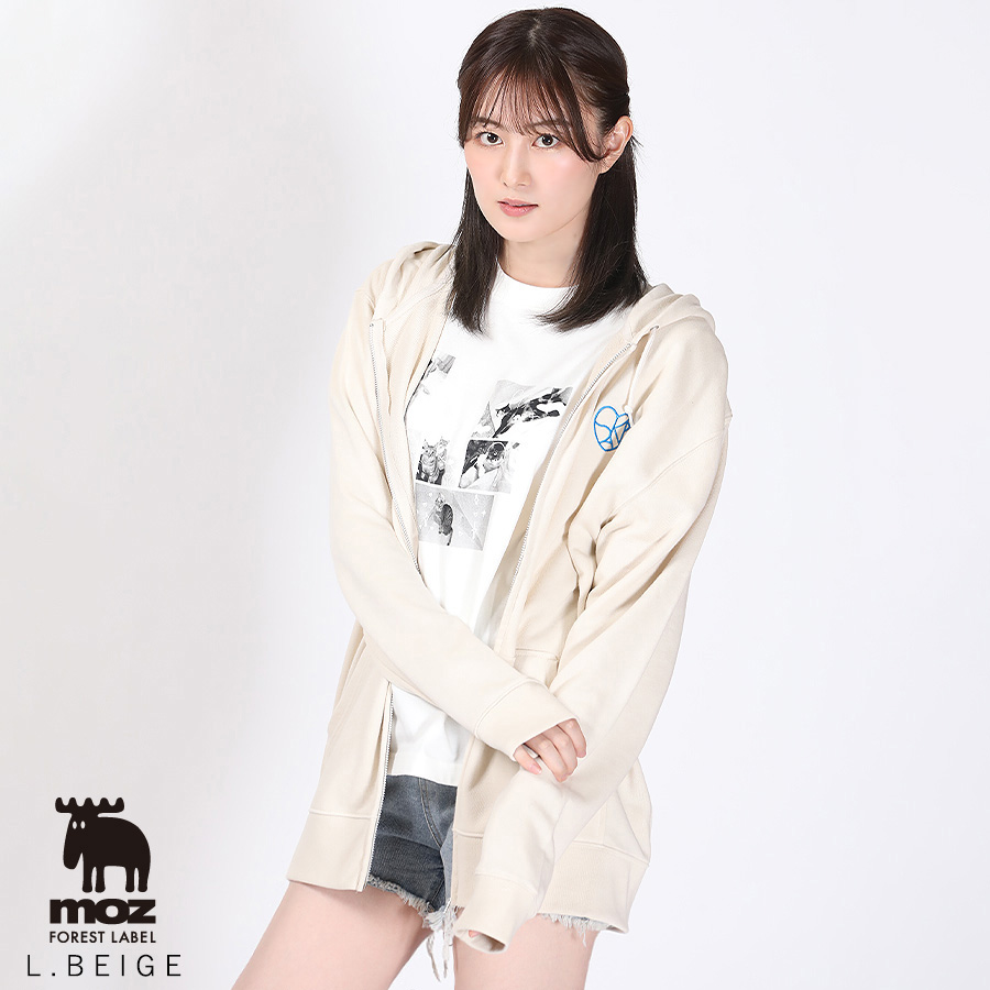 高月彩良 × moz FOREST LABEL コラボZIPパーカー