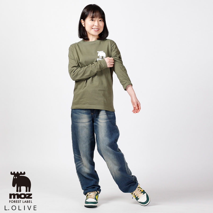 川嶋あい×moz FOREST LABEL コラボ 長袖Tシャツ