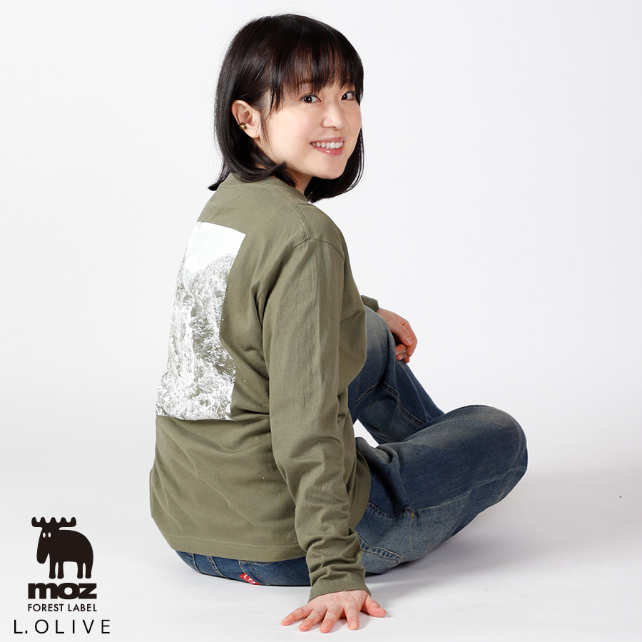 川嶋あい×moz FOREST LABEL コラボ 長袖Tシャツ