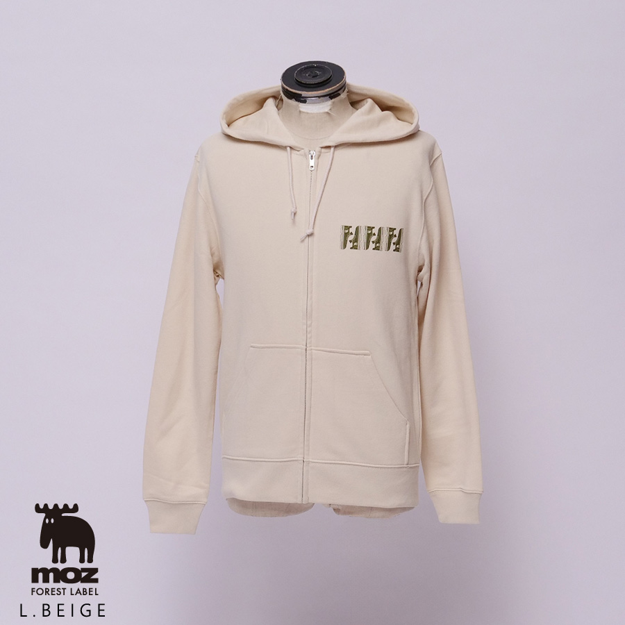 川嶋あい×moz FOREST LABEL コラボ ZIPパーカー