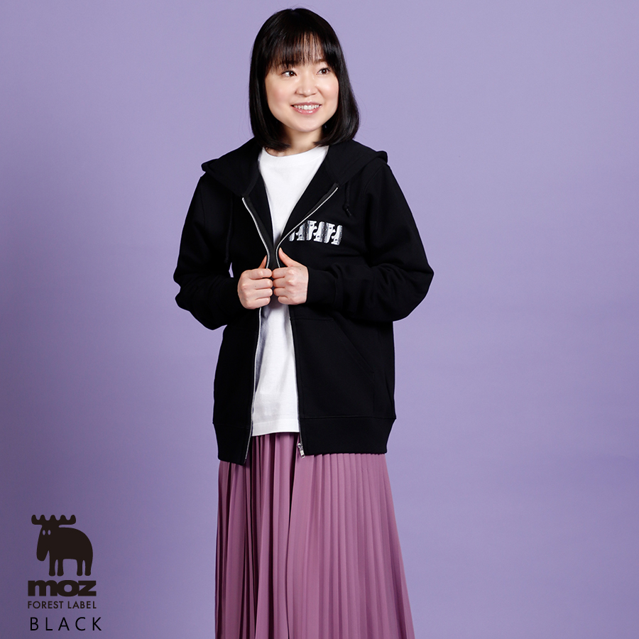 川嶋あい×moz FOREST LABEL コラボ ZIPパーカー