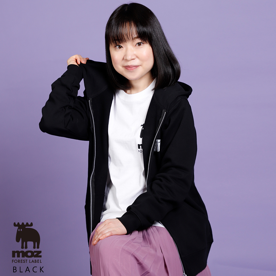 川嶋あい×moz FOREST LABEL コラボ ZIPパーカー