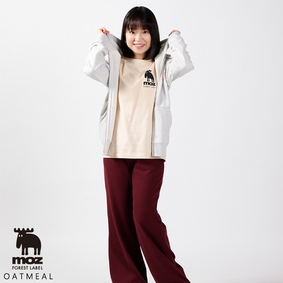 川嶋あい×moz FOREST LABEL コラボ ZIPパーカー