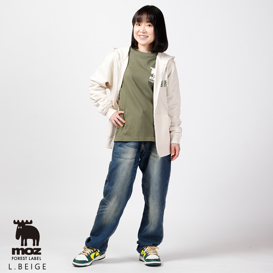 川嶋あい×moz FOREST LABEL コラボ ZIPパーカー