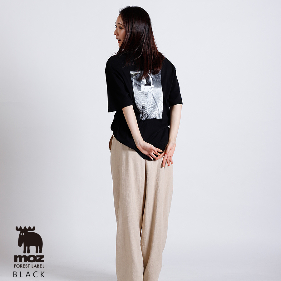北香那×moz FOREST LABEL コラボ半袖Tシャツ