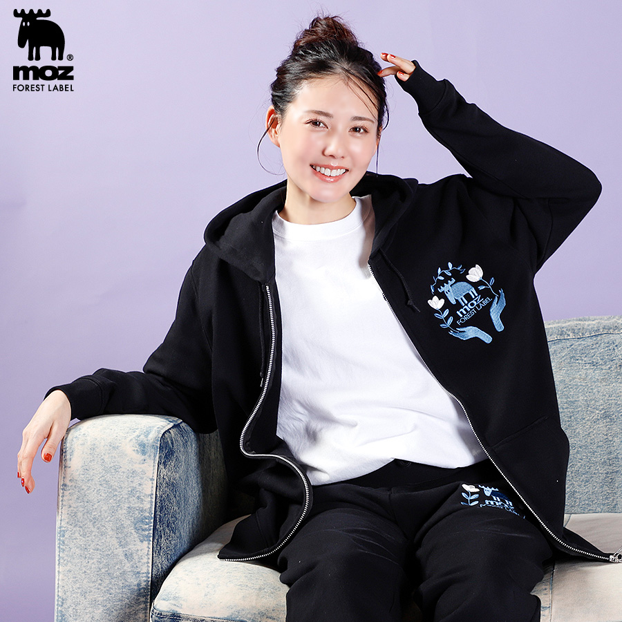 北香那×moz FOREST LABEL コラボZIPパーカー