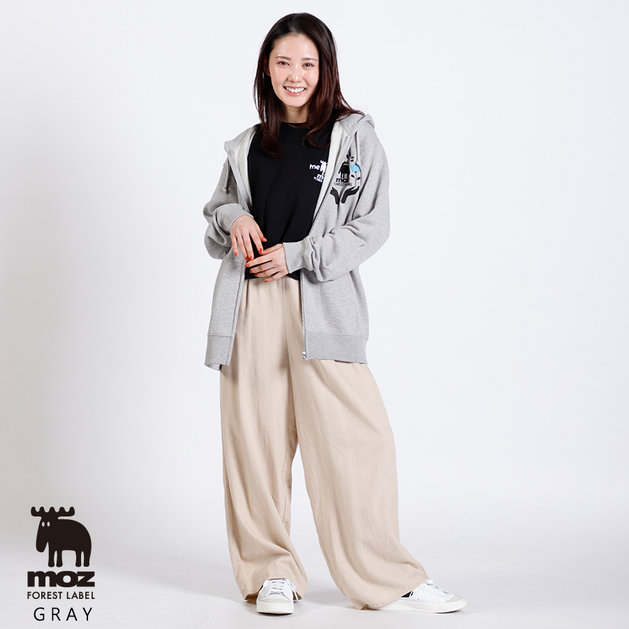 北香那×moz FOREST LABEL コラボZIPパーカー