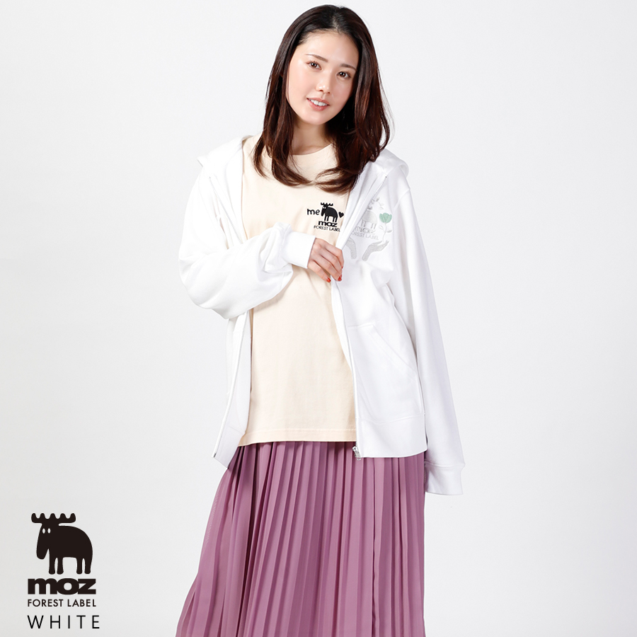 北香那×moz FOREST LABEL コラボZIPパーカー