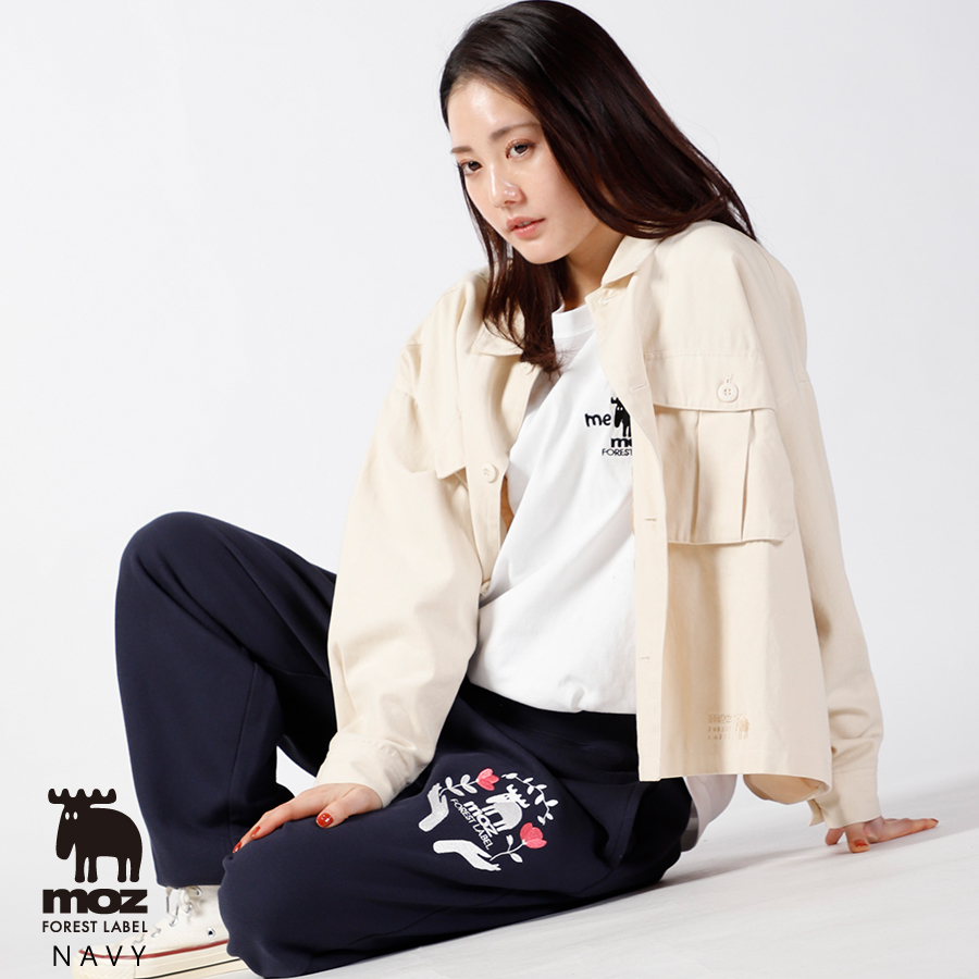 北香那×moz FOREST LABEL コラボスウェットパンツ