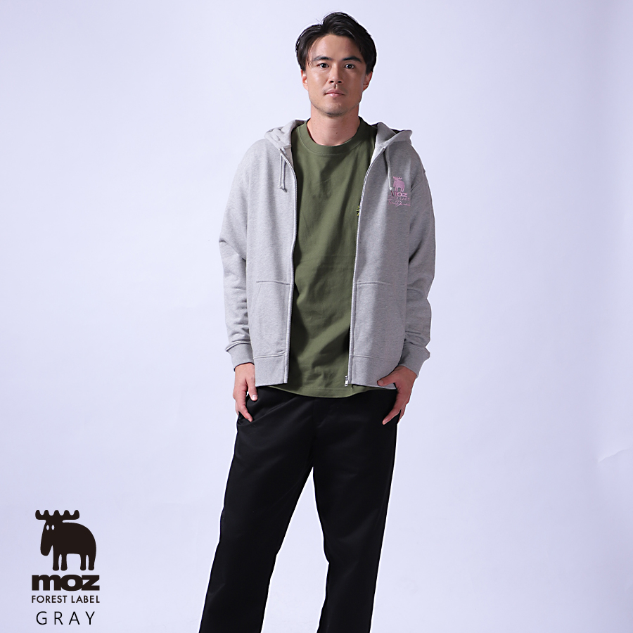 ダニエル太郎 × moz FOREST LABEL コラボZIPパーカー