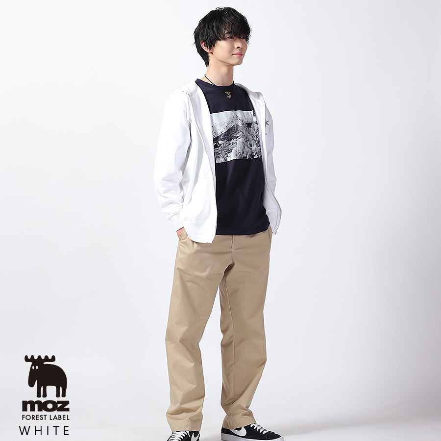MOZU パーカー ukka×moz FOREST LABEL コラボZIPパーカー