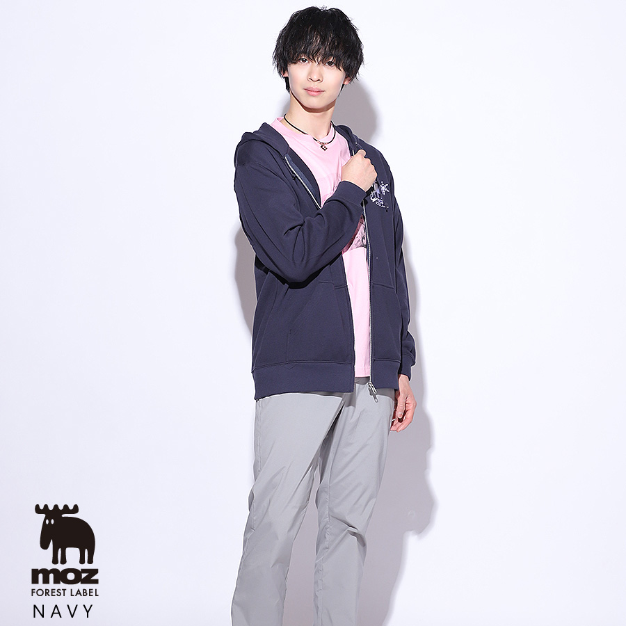 島田高志郎 × moz FOREST LABEL コラボZIPパーカー