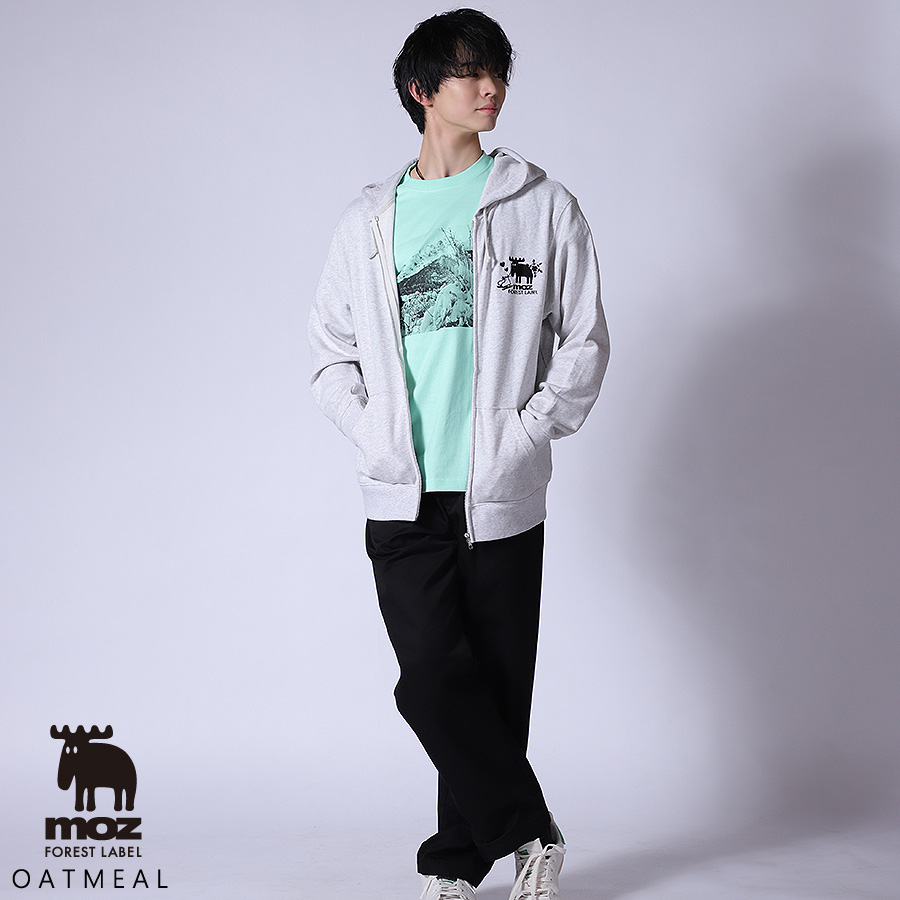 島田高志郎 × moz FOREST LABEL コラボZIPパーカー