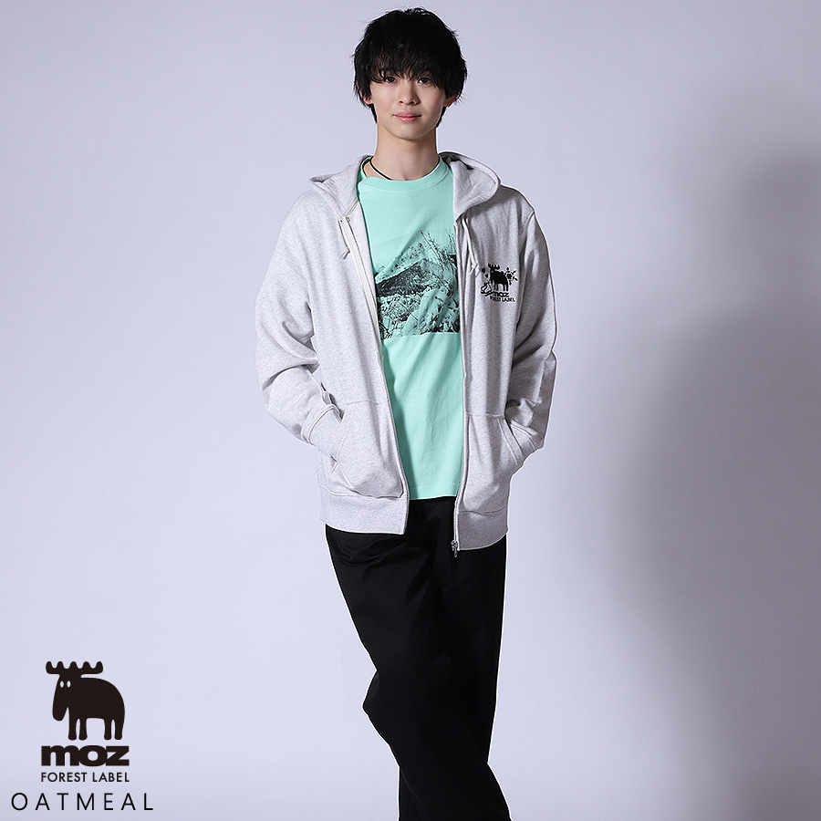 島田高志郎 × moz FOREST LABEL コラボZIPパーカー
