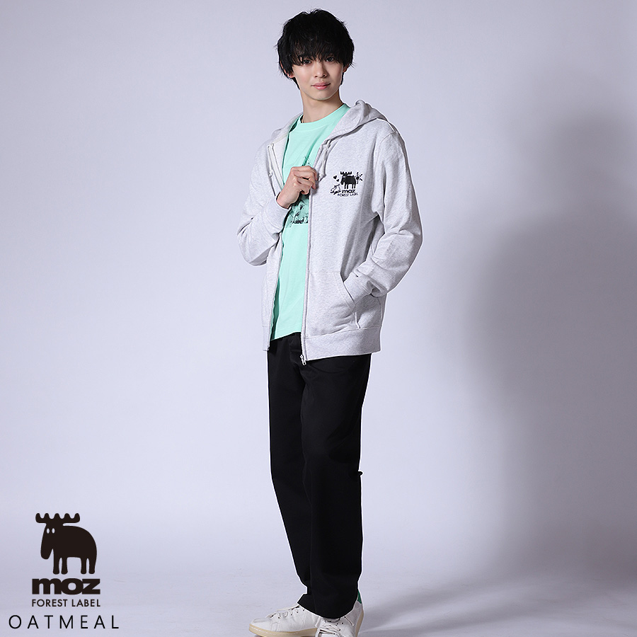 島田高志郎 × moz FOREST LABEL コラボZIPパーカー