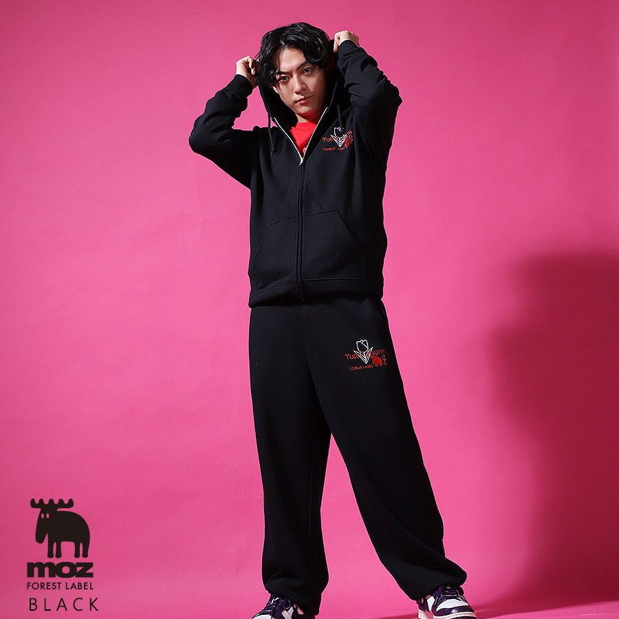 【限定品】清風高川学園コラボゲームパンツ 辰巳ゆうと×moz FOREST LABEL コラボ第2弾！スウェットパンツ