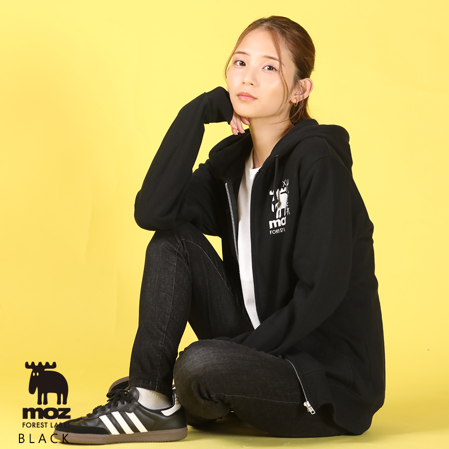 もかページ 桃果×moz FOREST LABEL コラボZIPパーカー