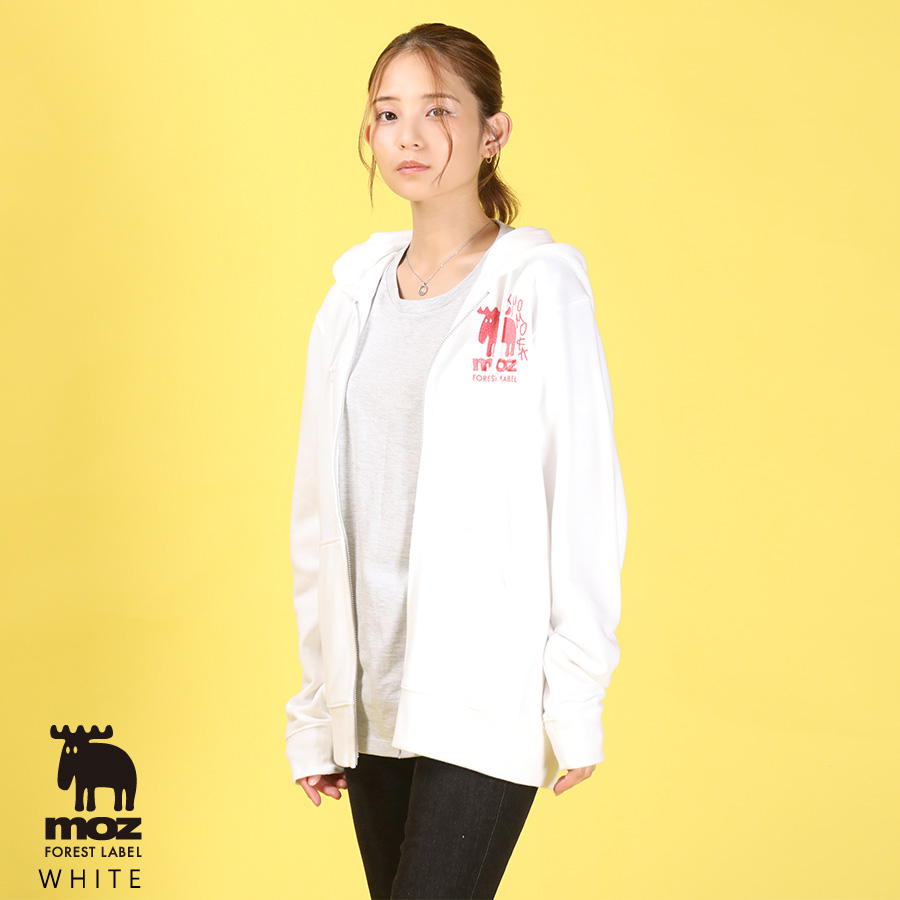 桃果×moz FOREST LABEL コラボZIPパーカー