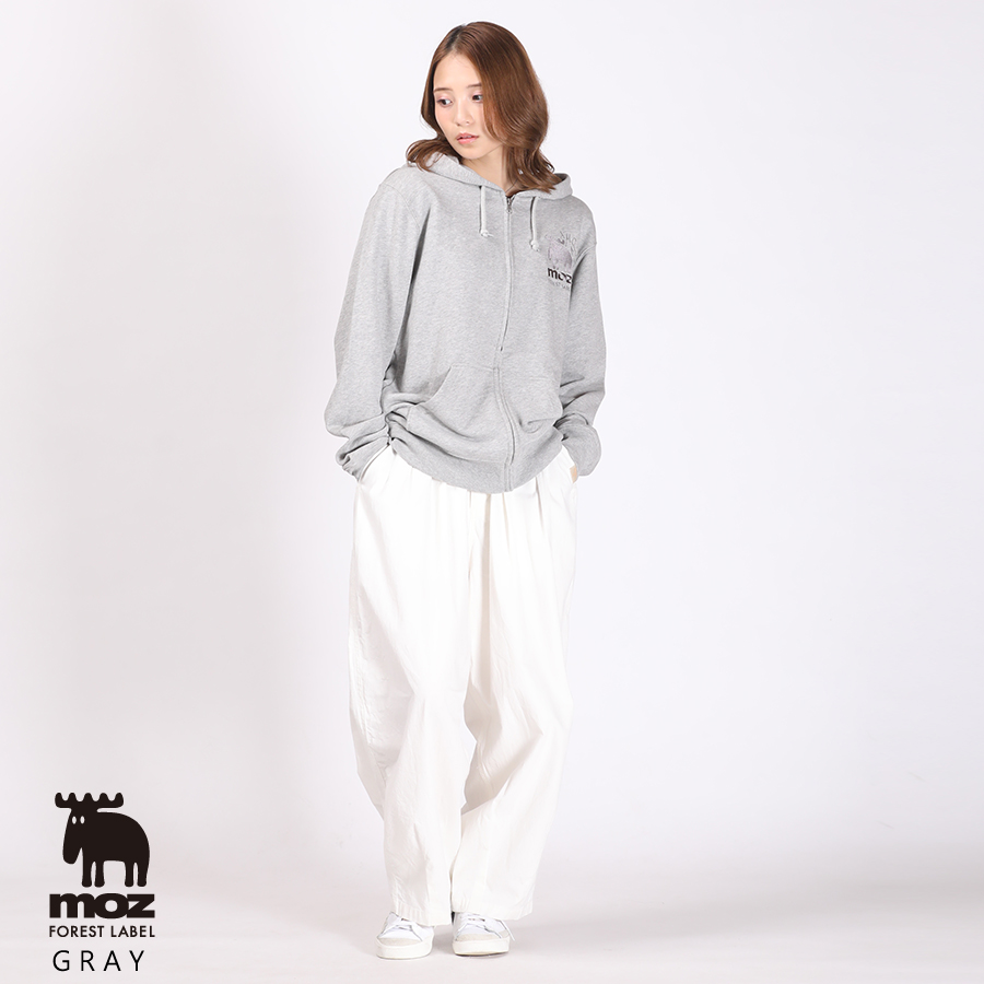 桃果×moz FOREST LABEL コラボZIPパーカー