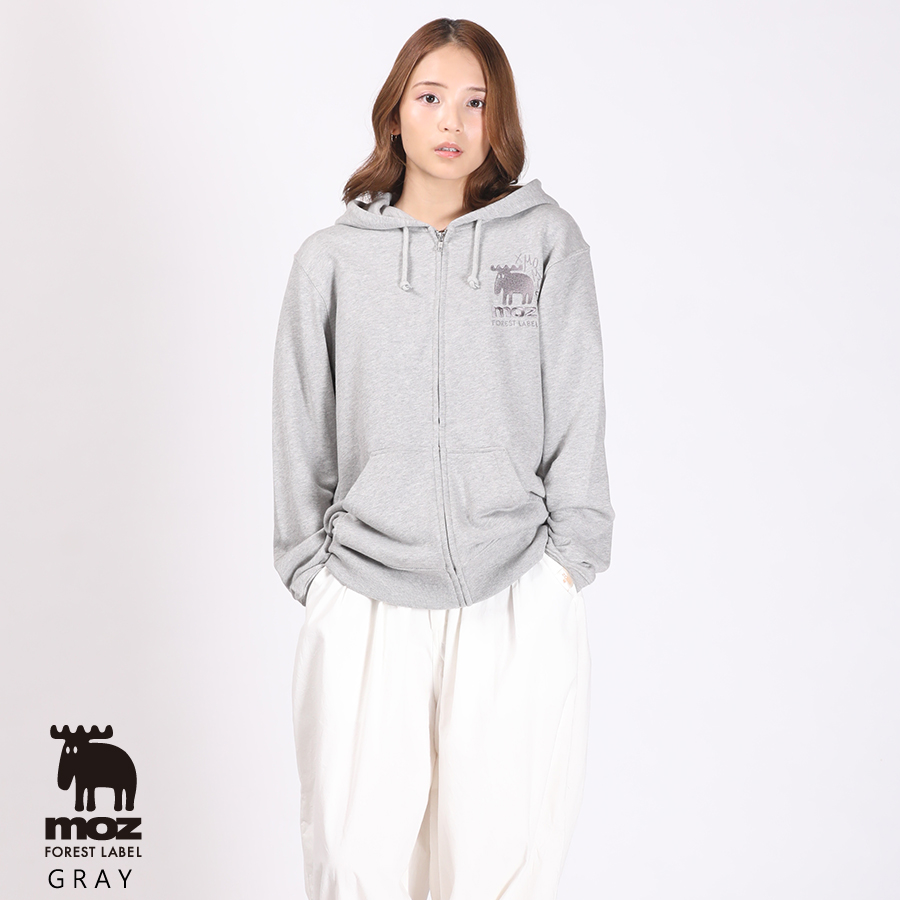 桃果×moz FOREST LABEL コラボZIPパーカー