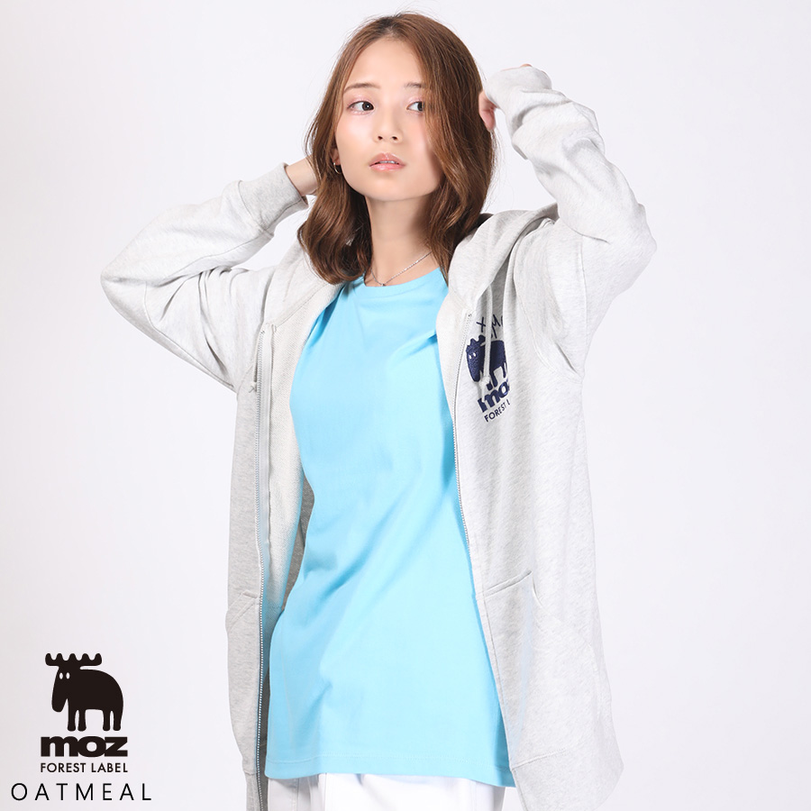 桃果×moz FOREST LABEL コラボZIPパーカー