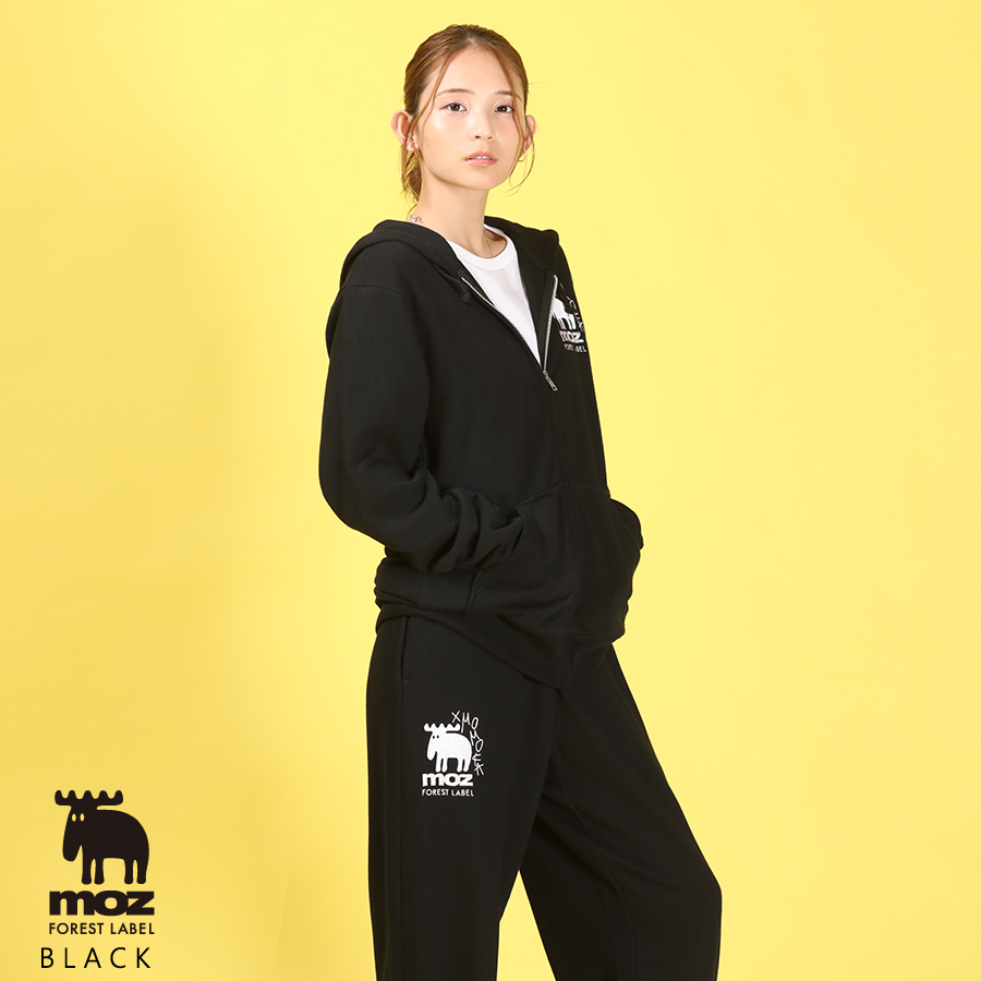 桃果×moz FOREST LABEL コラボスウェットパンツ