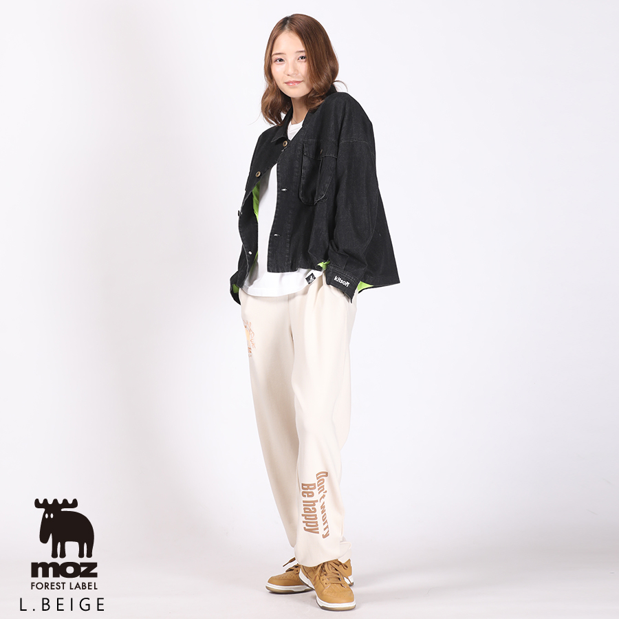 pellsiana ももほちゃんコラボスウェット 桃果×moz FOREST LABEL コラボスウェットパンツ