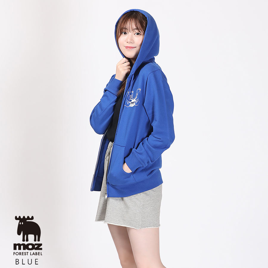 高田馬場AREA パーカー 田畑志真 × moz FOREST LABEL コラボZIPパーカー