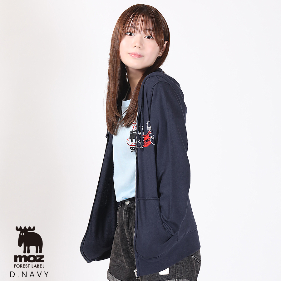 田畑志真 × moz FOREST LABEL コラボZIPパーカー