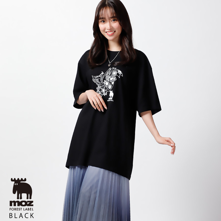 藤岡舞衣×moz FOREST LABEL コラボ 半袖Tシャツ