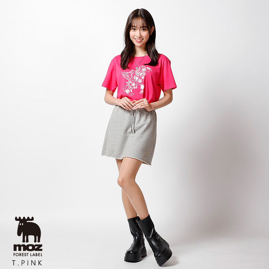 藤岡舞衣×moz FOREST LABEL コラボ 半袖Tシャツ