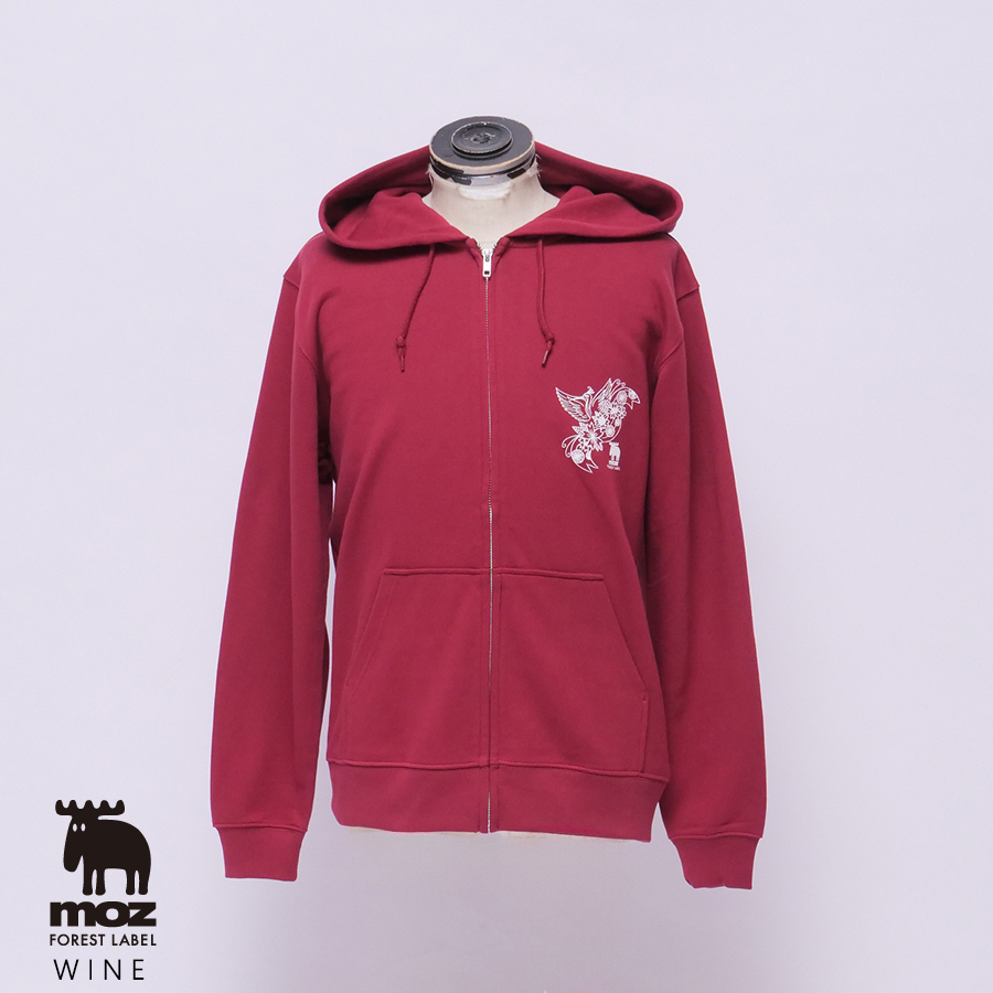 藤岡舞衣 × moz FOREST LABEL コラボZIPパーカー