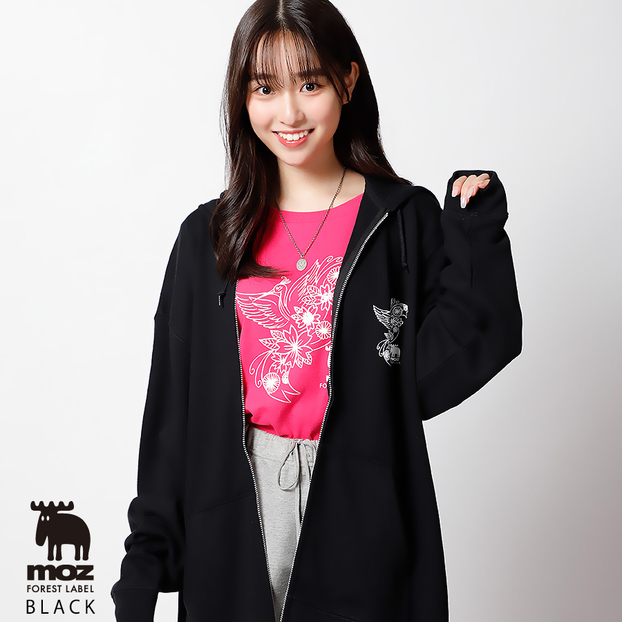 藤岡舞衣 × moz FOREST LABEL コラボZIPパーカー