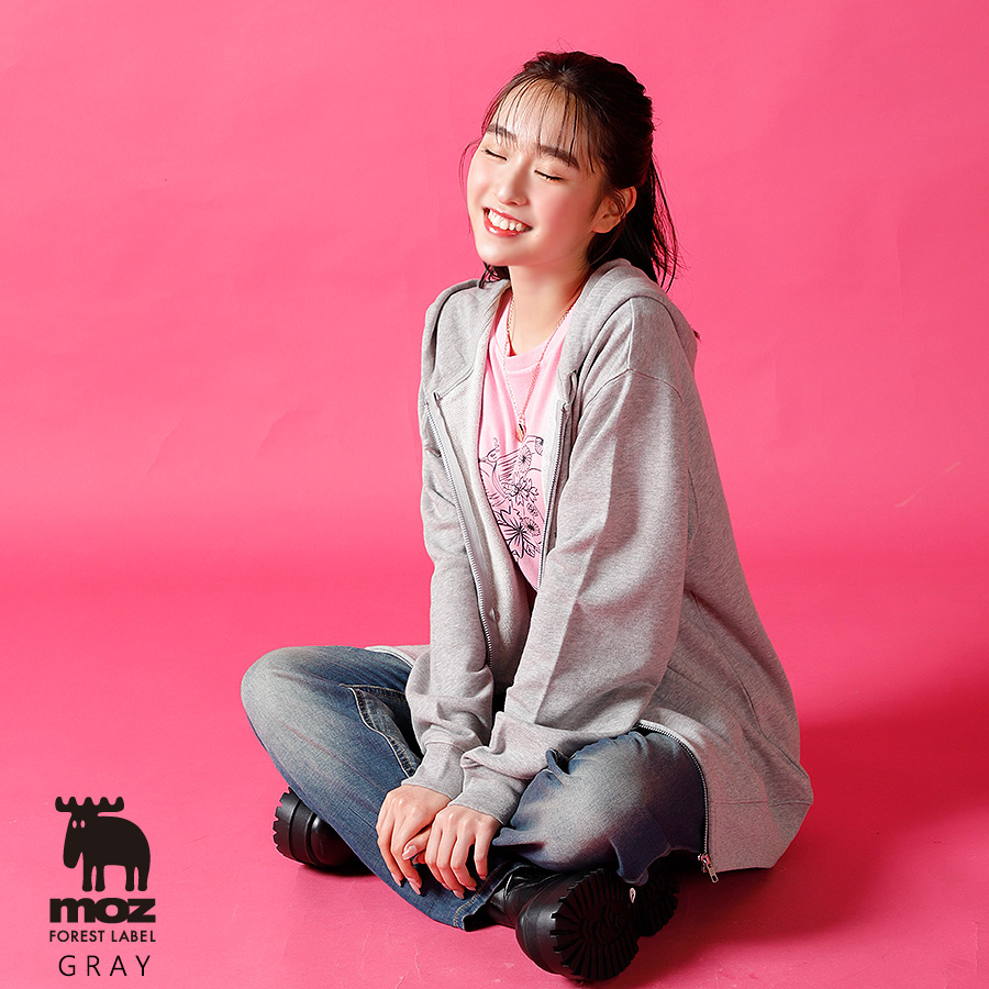 藤岡舞衣 × moz FOREST LABEL コラボZIPパーカー