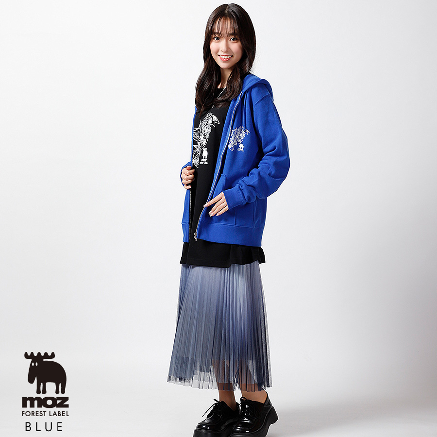 も*と様 ライザ　ダブルハッピー賞　匿名配送 藤岡舞衣 × moz FOREST LABEL コラボZIPパーカー