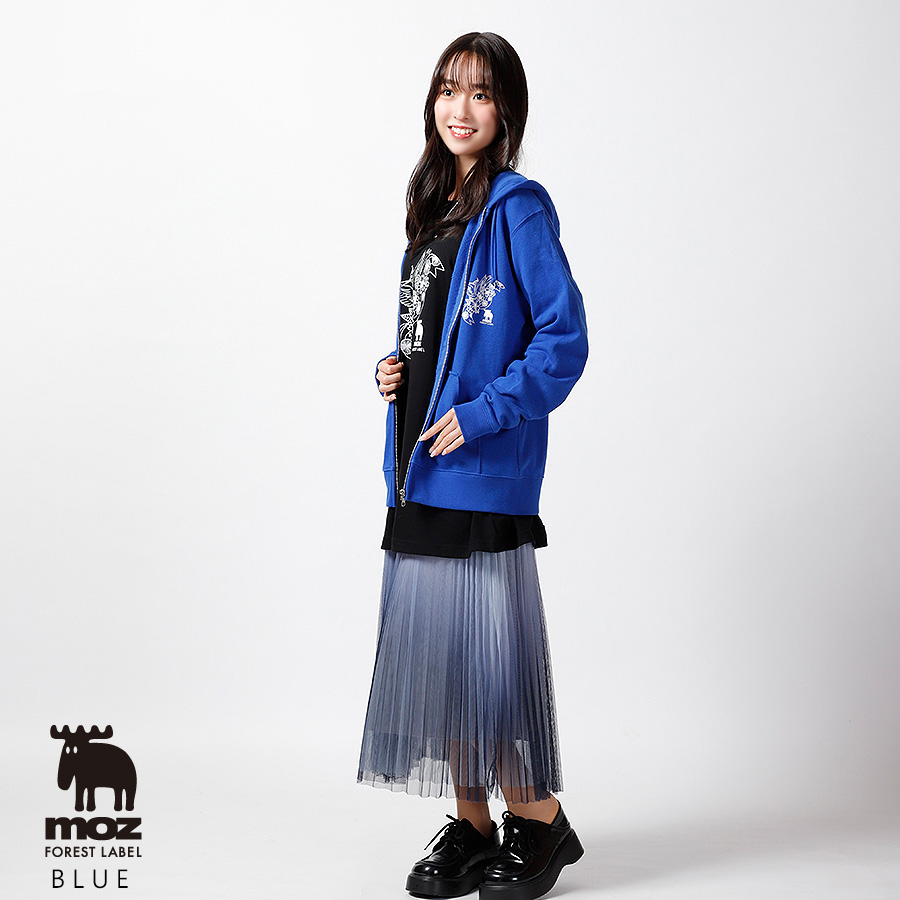 藤岡舞衣 × moz FOREST LABEL コラボZIPパーカー