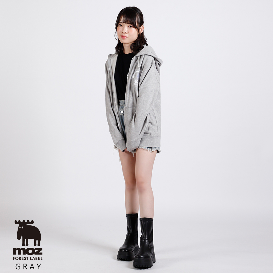 ももち×moz FOREST LABEL コラボ第3弾 ZIPパーカー