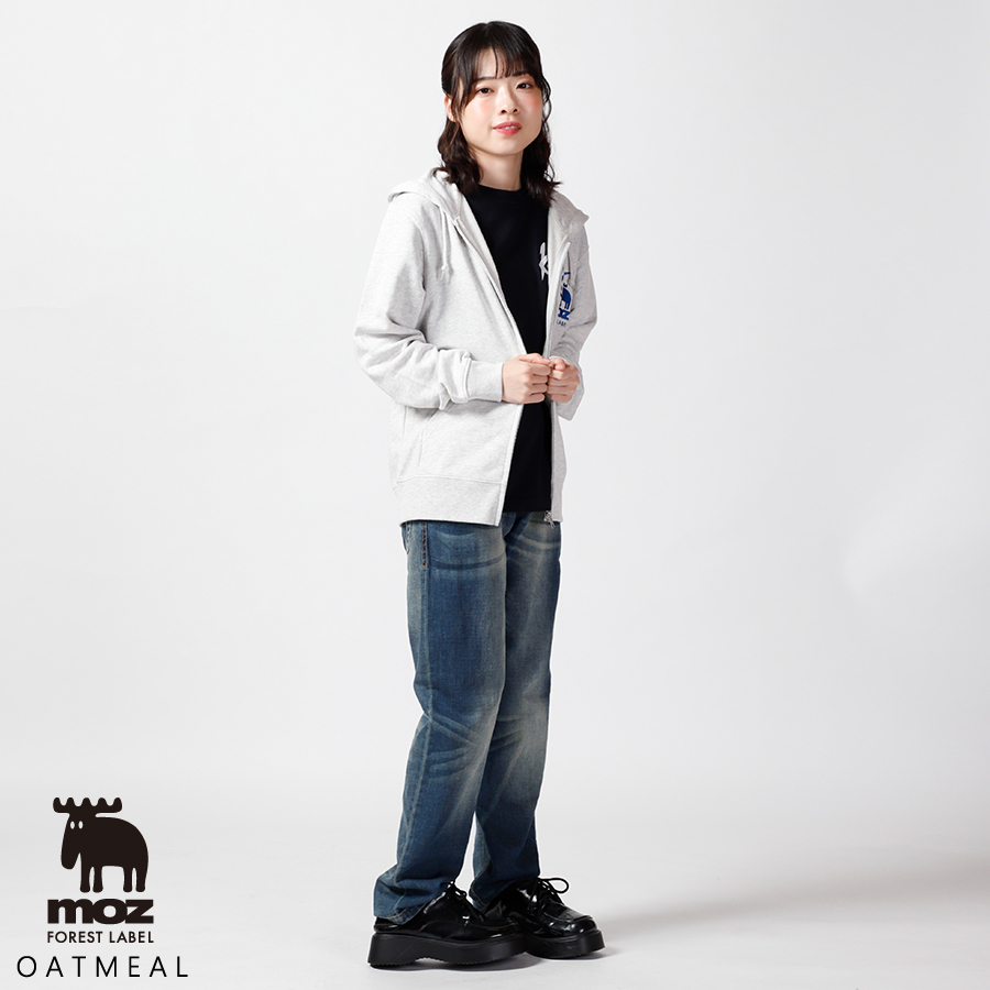 ももち×moz FOREST LABEL コラボ第3弾 ZIPパーカー