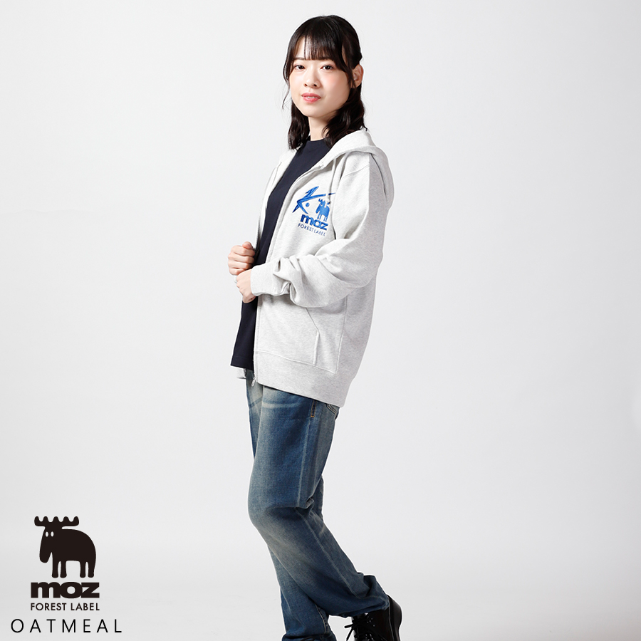 ももち×moz FOREST LABEL コラボ第3弾 ZIPパーカー