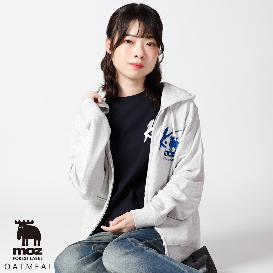 ももち×moz FOREST LABEL コラボ第3弾 ZIPパーカー