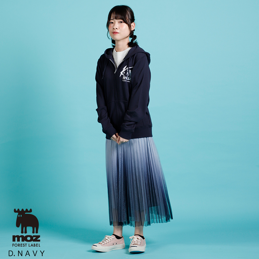 ももち×moz FOREST LABEL コラボ第3弾 ZIPパーカー