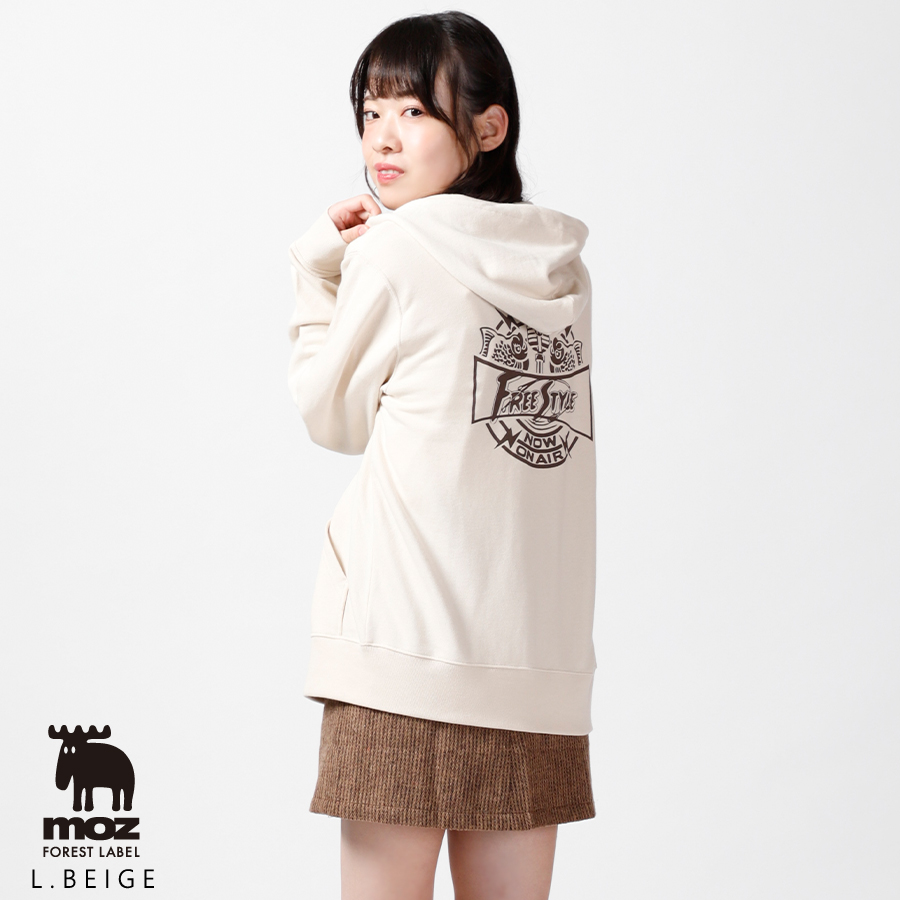 ももち×moz FOREST LABEL コラボ第3弾 ZIPパーカー