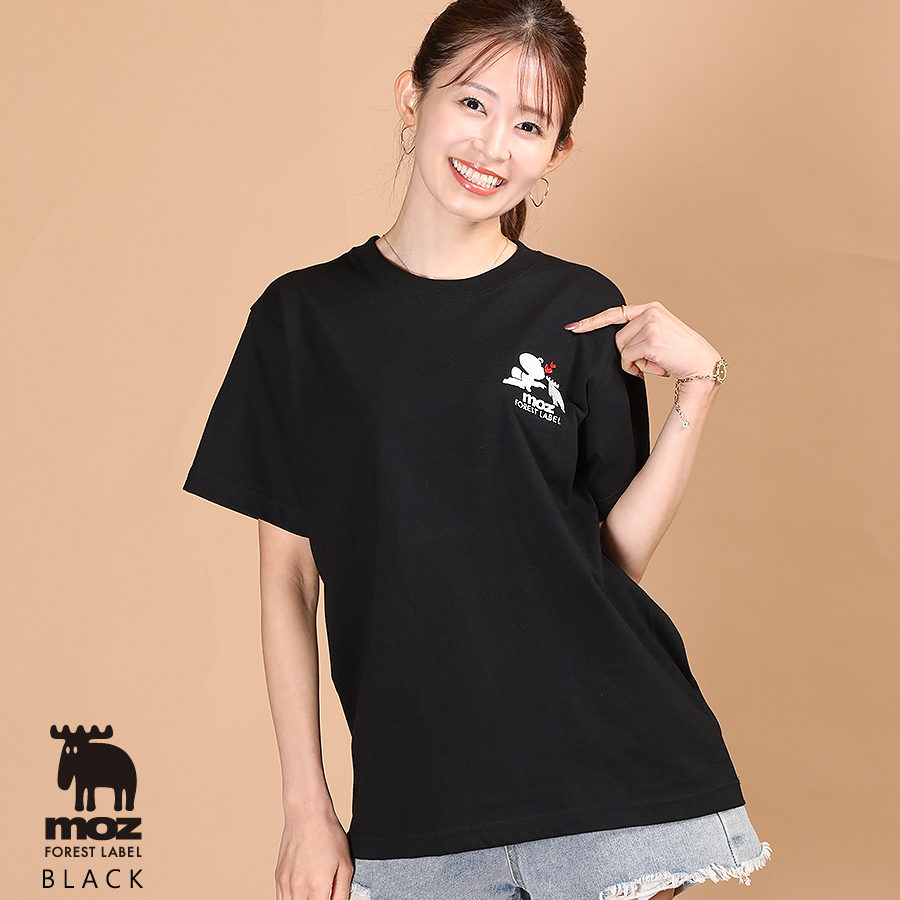 大家彩香×moz FOREST LABEL コラボ半袖Tシャツ