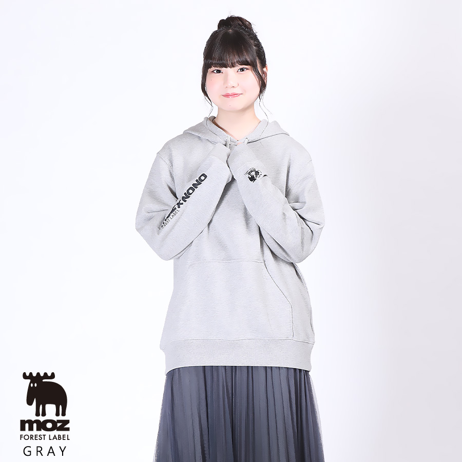 毎田暖乃×moz FOREST LABELコラボプルオーバーパーカー