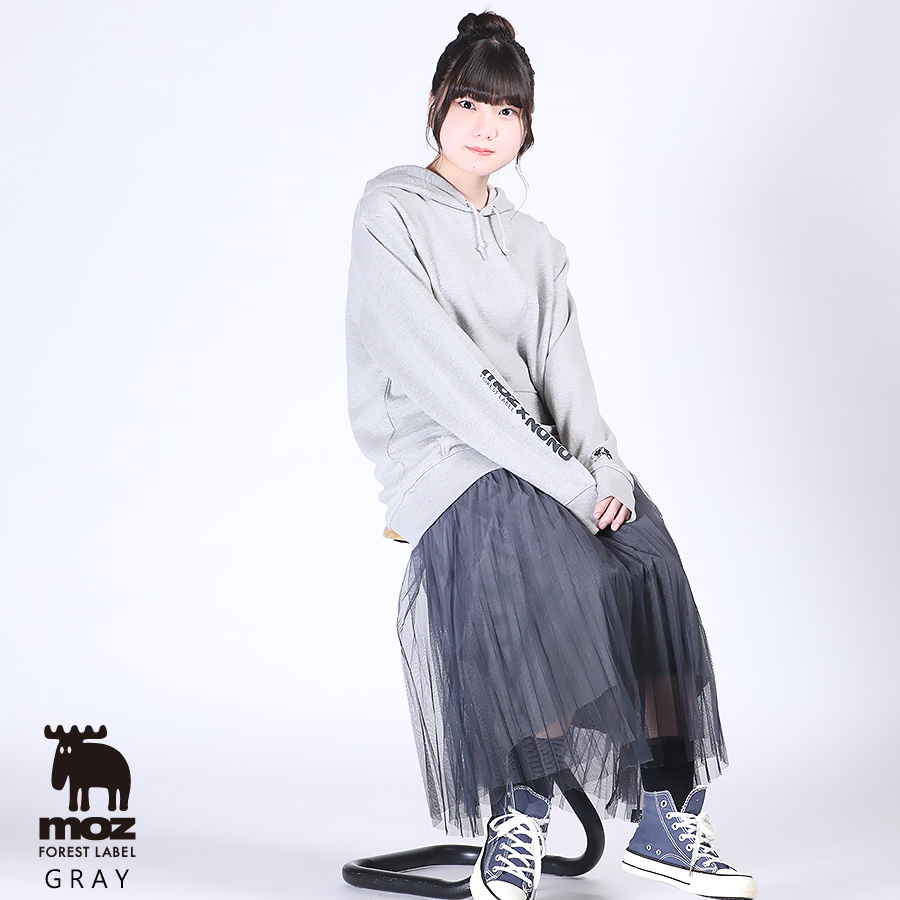 毎田暖乃×moz FOREST LABELコラボプルオーバーパーカー