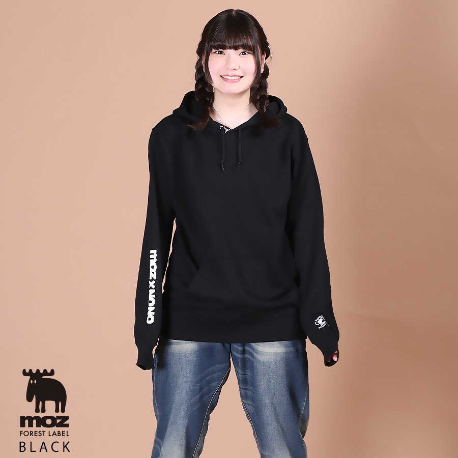 moka 毎田暖乃×moz FOREST LABELコラボプルオーバーパーカー